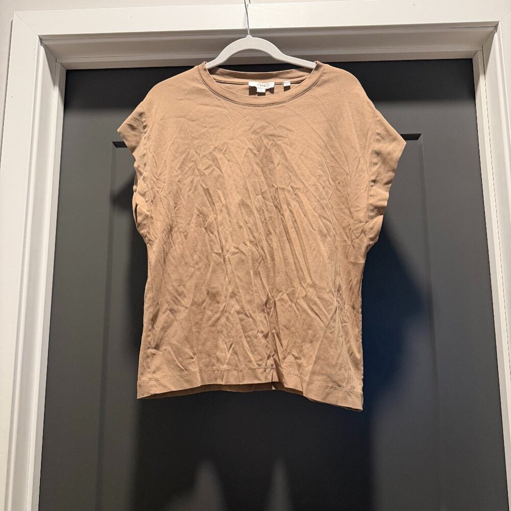 Camel sleeveless top